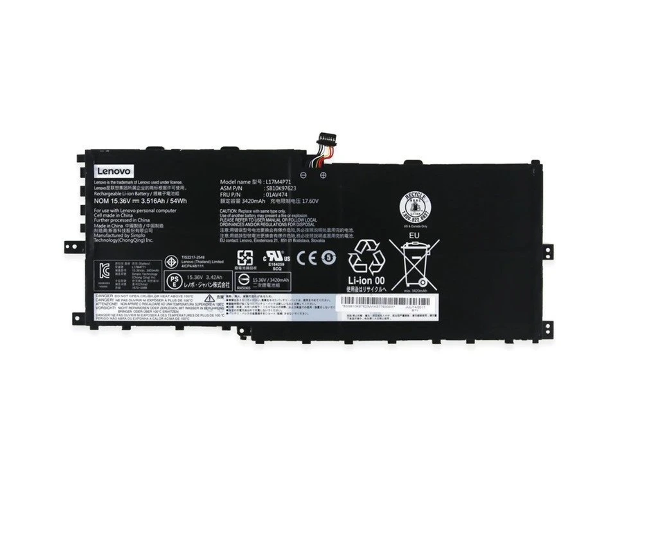 LENOVO ThinkPad X1 Yoga 2018 20LD000SCD - L17C4P71 Original Laptop Notebook Battery (1 Yr Warranty)