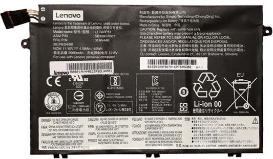 LENOVO 5B10W13887 - L17L3P51 Original Laptop Notebook Battery (1 Yr Warranty)
