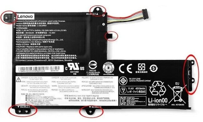 LENOVO L15C3PB1 - L15C3PB1 Original Laptop Notebook Battery (1 Yr Warranty)
