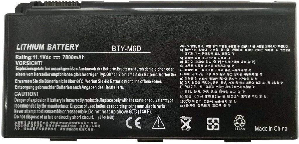 MSI Evo HX7-200 - BTY-M6D Original Laptop Notebook Battery (1 Yr Warranty)