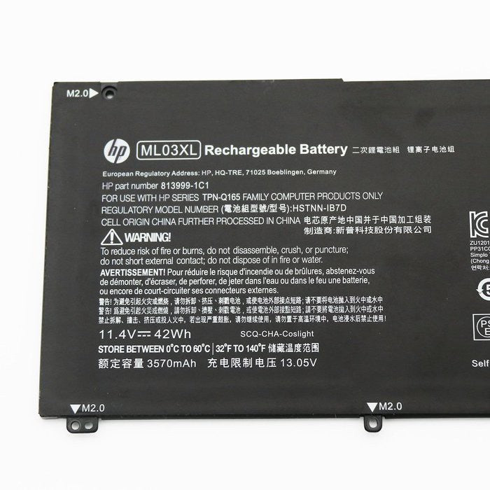HP Spectre X2 12-A031TU - ML03XL Original Laptop Notebook Battery (1 Yr Warranty)