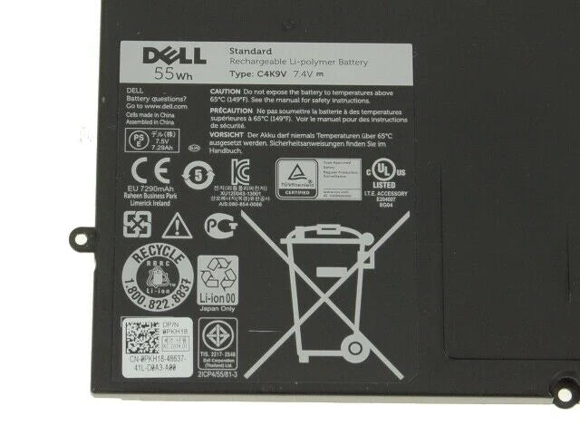DELL XPS 13 321X - C4K9V Original Laptop Notebook Battery (1 Yr Warranty)