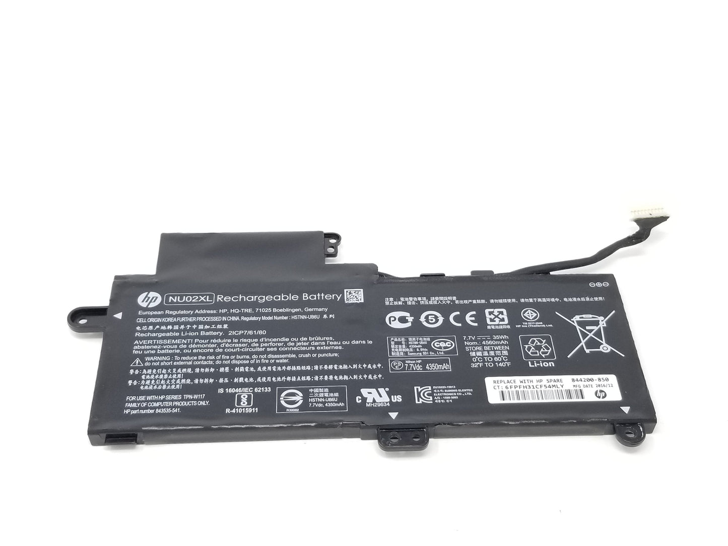 HP NU02XL - NU02XL Original Laptop Notebook Battery (1 Yr Warranty)