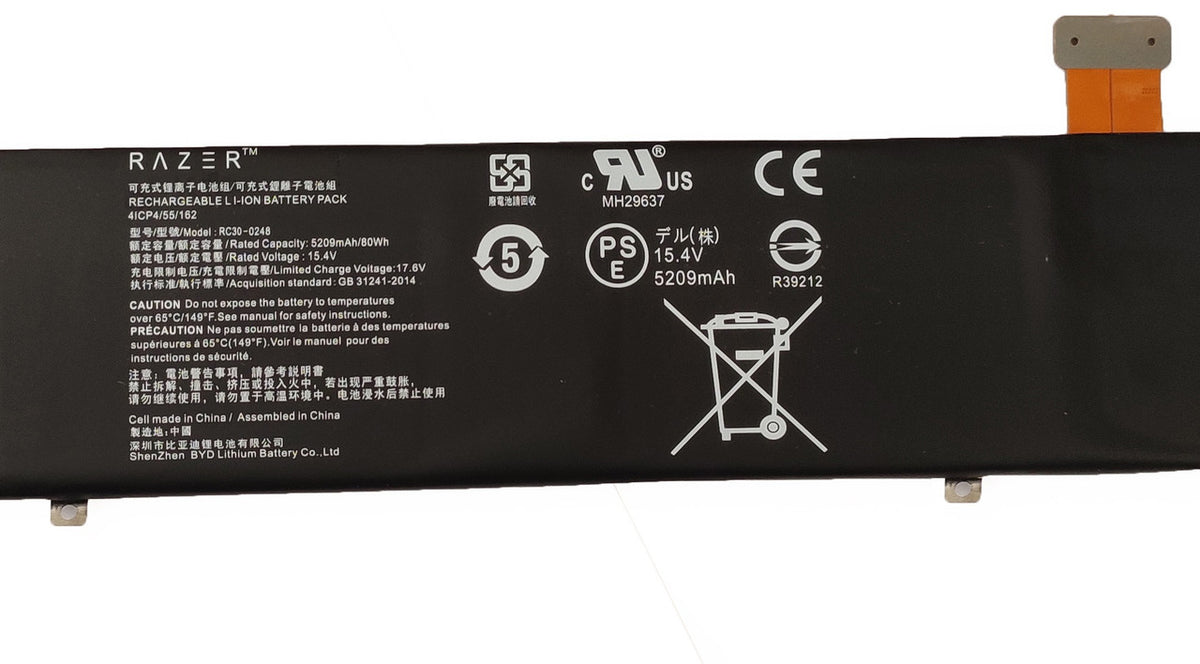 RAZER BLADE 15 Advanced Model Early 2021 - RC30-0248 Original Laptop Notebook Battery (1 Yr Warranty)