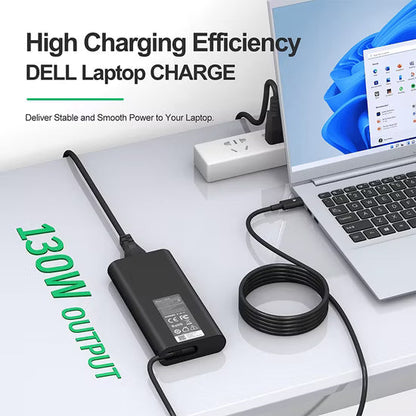 Dell Original 130W USB-C AC Adapter Laptop Charger ( Type - C ) ( 1 Yr Warranty ) D/PN : 0K00F5
