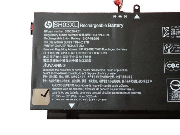 HP Spectre X360 13-AC092MS - SH03XL Original Laptop Notebook Battery (1 Yr Warranty)