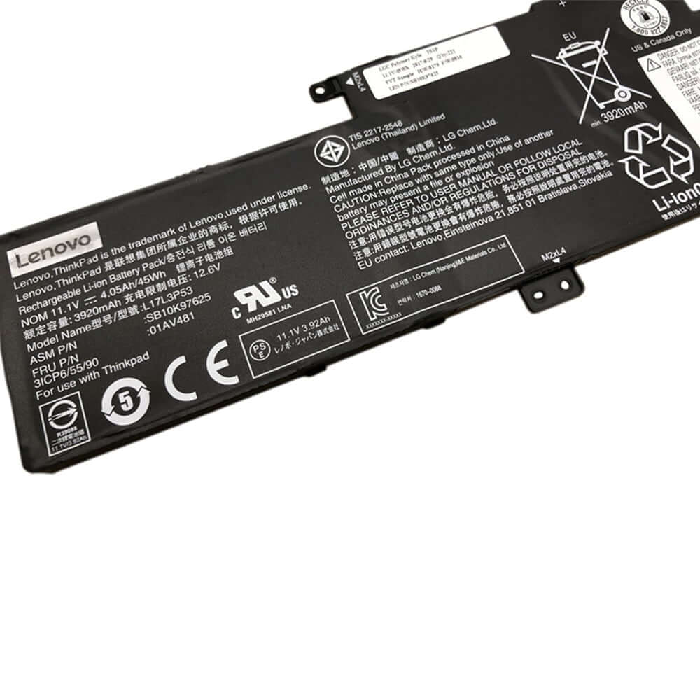 LENOVO TP L380-20M8S2PX00 - 01AV483 Original Laptop Notebook Battery (1 Yr Warranty)