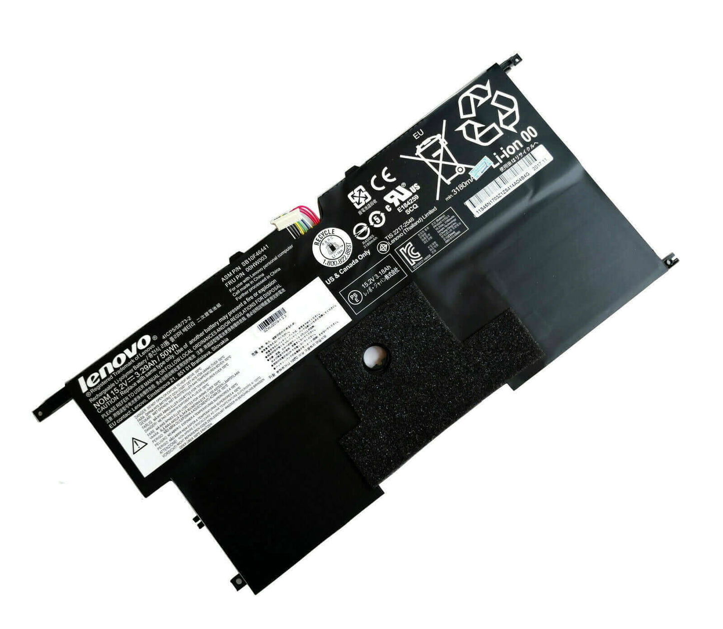LENOVO ThinkPad X1 Carbon 20BTS18X0C - 00HW003 Original Laptop Notebook Battery (1 Yr Warranty)