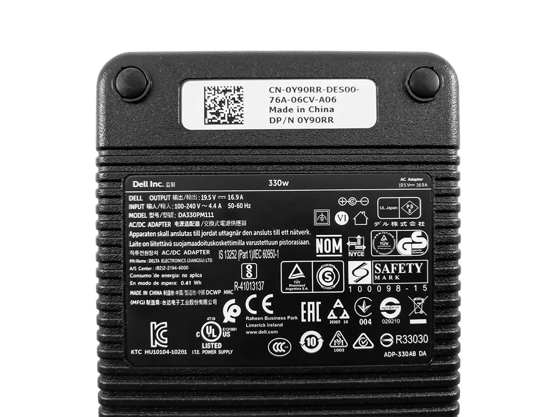 DELL LAPTOP CHARGER 330W 19.5V 16.9A GENUINE Original Adapter ( 7.4 MM ) ( 1 Yr Warranty ) DP/N : 0HJCCJ