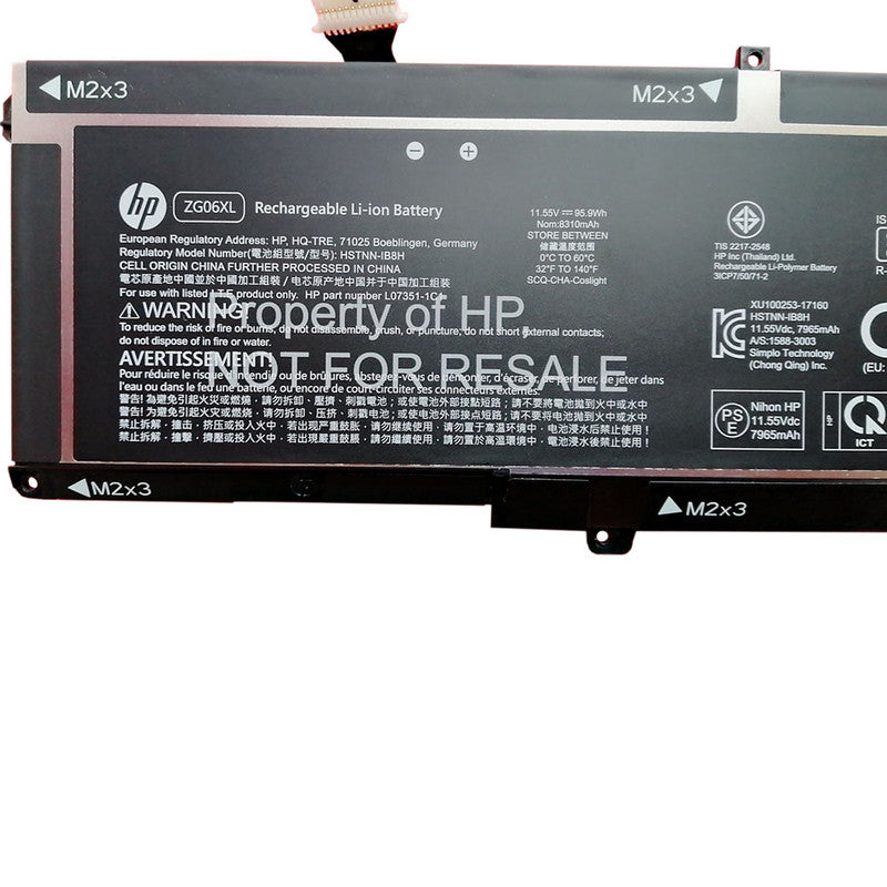 HP ZBook Studio G5-4QH10EA - HP ZG06XL Original Laptop Notebook Battery (1 Yr Warranty)