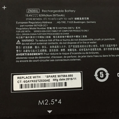 HP ZN08092XL - ZN08XL Original Laptop Notebook Battery (1 Yr Warranty)