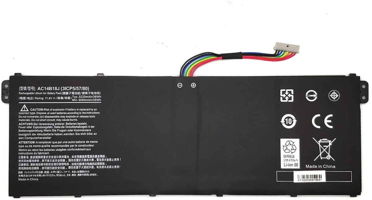 ACER 4ICP5/57/80 - AC14B18J Original Laptop Notebook Battery (1 Yr Warranty)