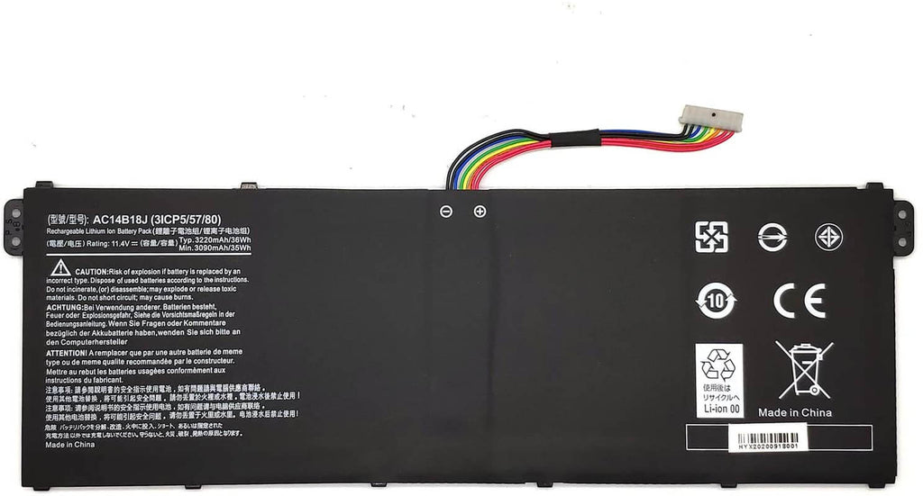 ACER 3ICP5/57/80 - AC14B18J Original Laptop Notebook Battery (1 Yr Warranty)