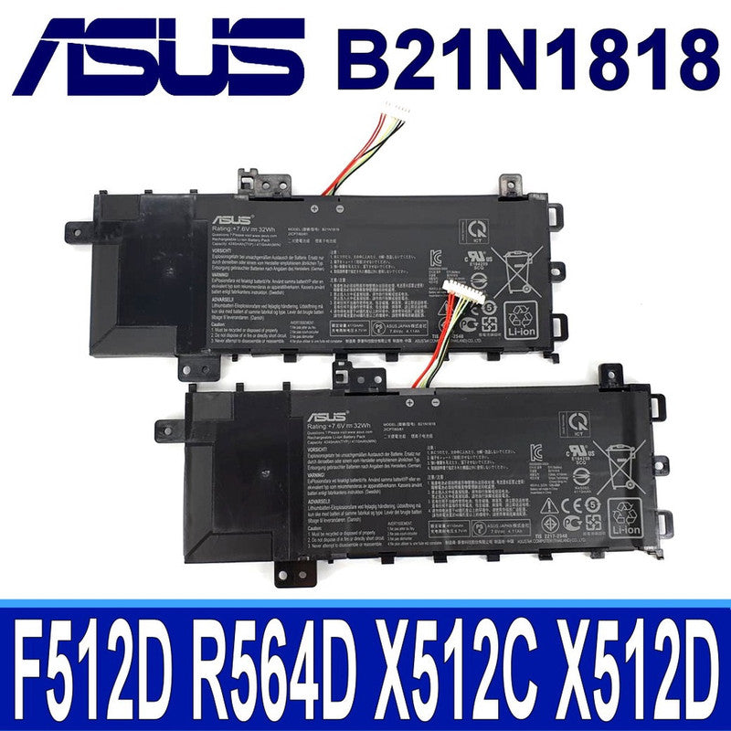 ASUS B21N1818-1 - C21N1818-1 Original Laptop Notebook Battery (1 Yr Warranty)