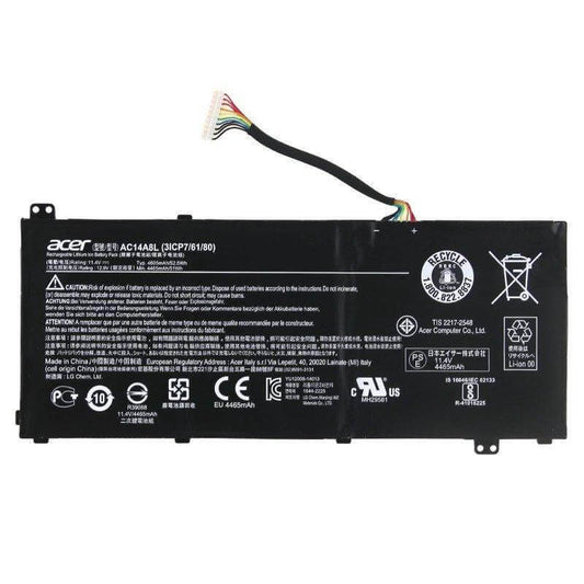 ACER 31CP7/61/80 - AC14A8L Original Laptop Notebook Battery (1 Yr Warranty)
