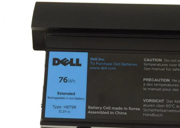 DELL H6T9R - H6T9R Genuine Original  Laptop Notebook Battery( 1 Yr Warranty )