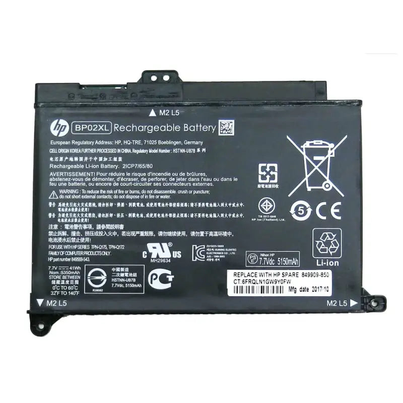 HP Pavilion 15-AW167CL - BP02XL Original Laptop Notebook Battery (1 Yr Warranty)