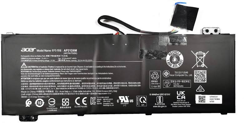 ACER Nitro 5 AN515-58 - AP21D8M Original Laptop Notebook Battery (1 Yr Warranty)