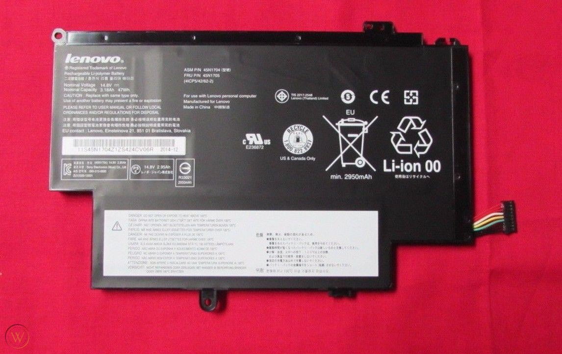 LENOVO ThinkPad Yoga 12 20DL005CAU - 45N1706 Original Laptop Notebook Battery (1 Yr Warranty)
