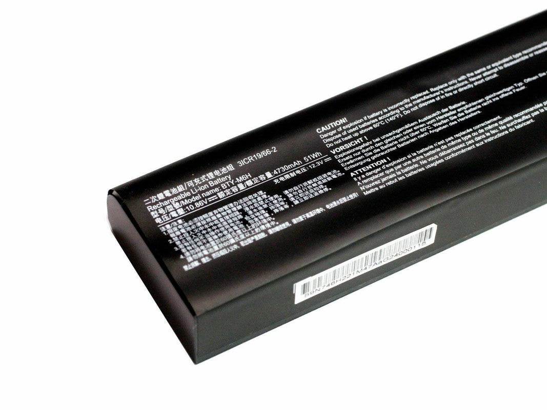 MSI GL65 9SEK-231 - BTY-M6H Original Laptop Notebook Battery (1 Yr Warranty)