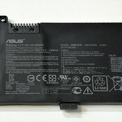 ASUS UX310U - B31N1535 Original Laptop Notebook Battery (1 Yr Warranty)
