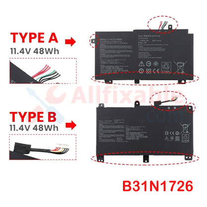 ASUS PX504GD - B31N1726 Original Laptop Notebook Battery (1 Yr Warranty)