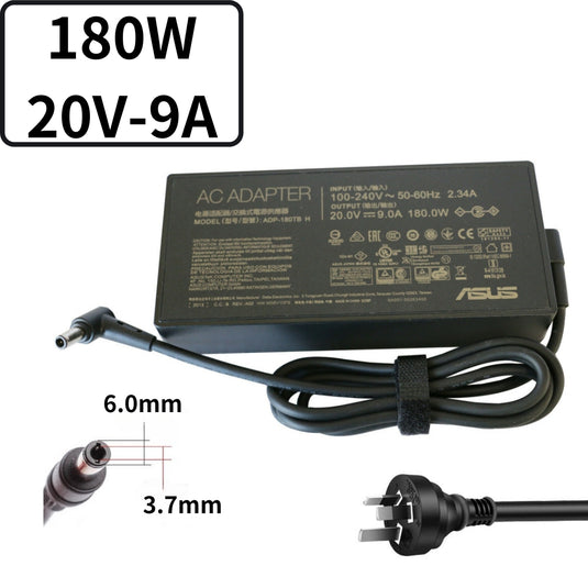 ASUS Laptop Charger 180W 20V 9A Original Adapter (7.4 mm) (1 Yr Warranty) (Power Cord Included)