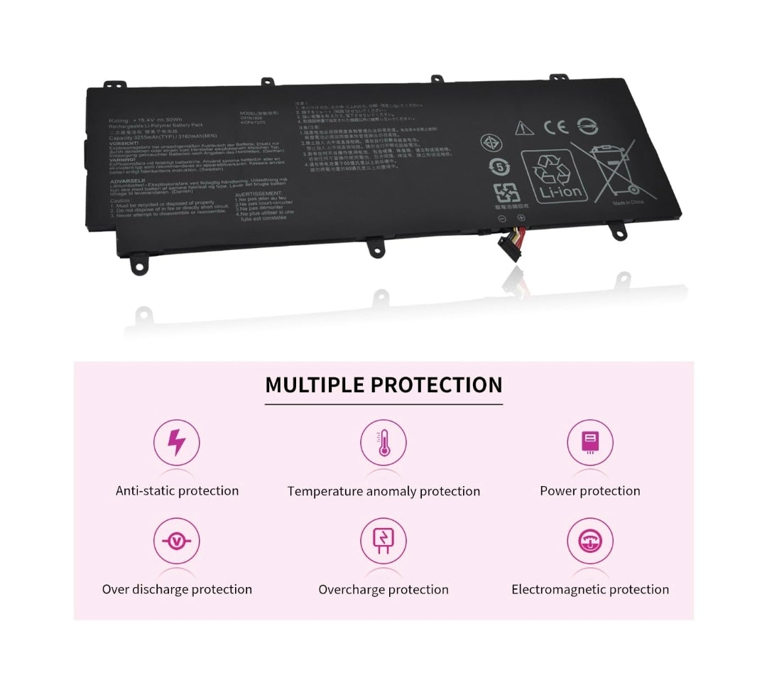 ASUS C41PKC5 - C41N1805 Original Laptop Notebook Battery (1 Yr Warranty)