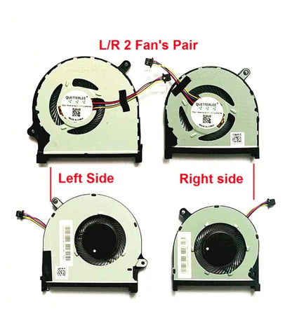 Original FAN Dell Pair Inspiron 15 7591  P/N : 861FC , 0861FC
