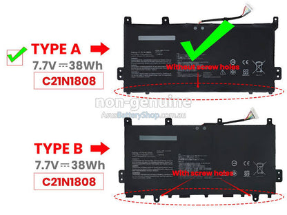 ASUS MJ401T - C21N1808-1 Original Laptop Notebook Battery (1 Yr Warranty)