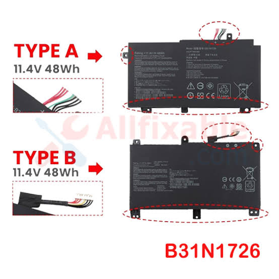 ASUS TUF F15 Gaming FX506FH - B31N1726 Original Laptop Notebook Battery (1 Yr Warranty)