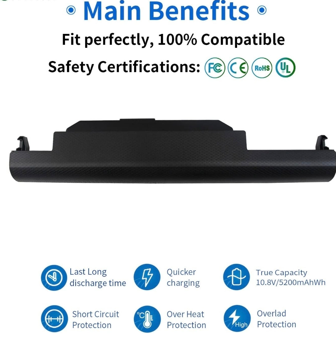 ASUS K45VD - A32-K55 Original Laptop Notebook Battery (1 Yr Warranty)