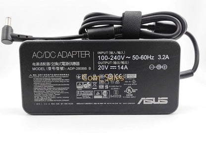 ASUS Laptop Charger 280W 20V 14A Original Adapter (7.4 mm x 5.0 mm) (1 Yr Warranty) (Power Cord Included) Model No : ADP-280EB F