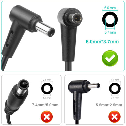 ASUS Laptop Charger 120W 19V 6.32A Original Adapter (6.0 mm x 3.7 mm) (1 Yr Warranty) (Power Cord Included)