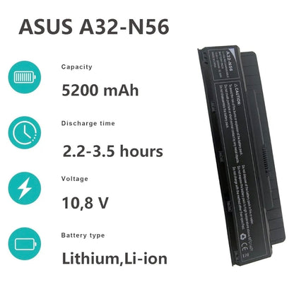 ASUS K46C - A32-N56 Original Laptop Notebook Battery (1 Yr Warranty)