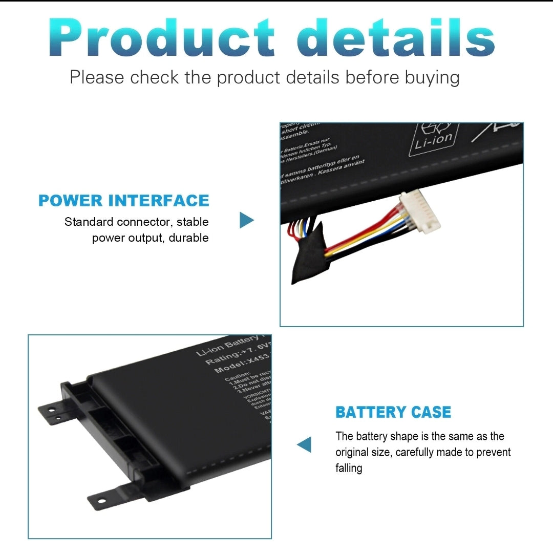 ASUS F453 - B21N1329 Original Laptop Notebook Battery (1 Yr Warranty)