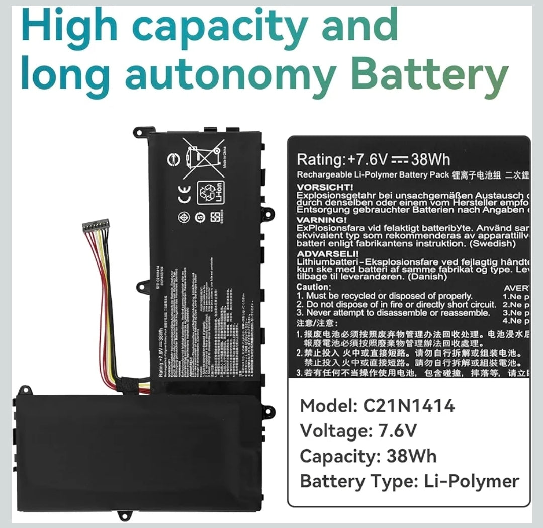 ASUS F205TA - C21N1414 Original Laptop Notebook Battery (1 Yr Warranty)