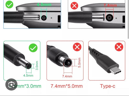 DELL LAPTOP CHARGER 90W 19.5V 4.62A GENUINE Original Adapter ( 4.5 MM ) ( 1 Yr Warranty ) Model No : LA90PM111