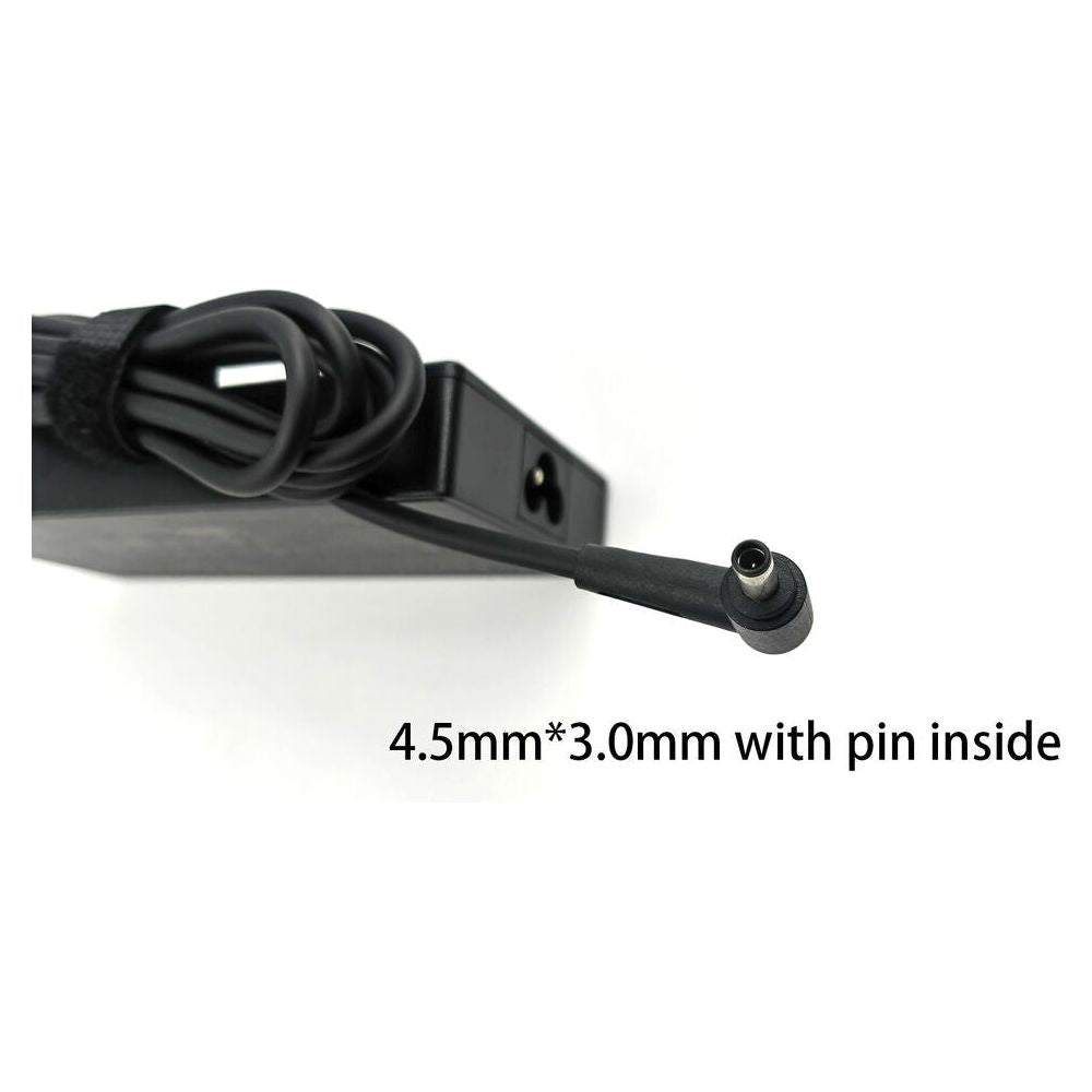 ASUS Laptop Charger 120W 20V 6A Original Adapter (4.5 mm x 3.0 mm) (1 Yr Warranty) (Power Cord Included) Model : A17-120P2A