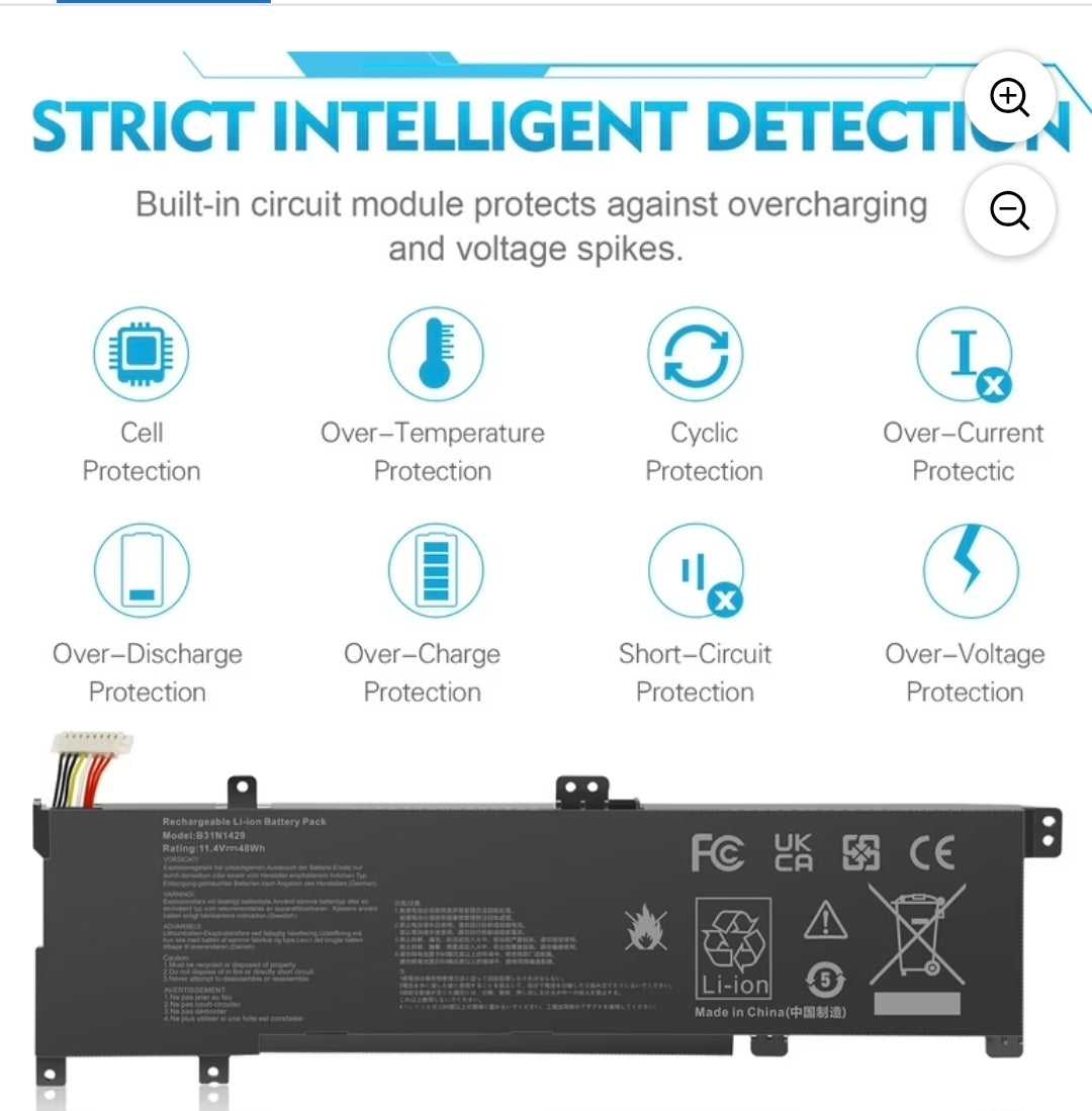 ASUS K501U - B31N1429 Original Laptop Notebook Battery (1 Yr Warranty)