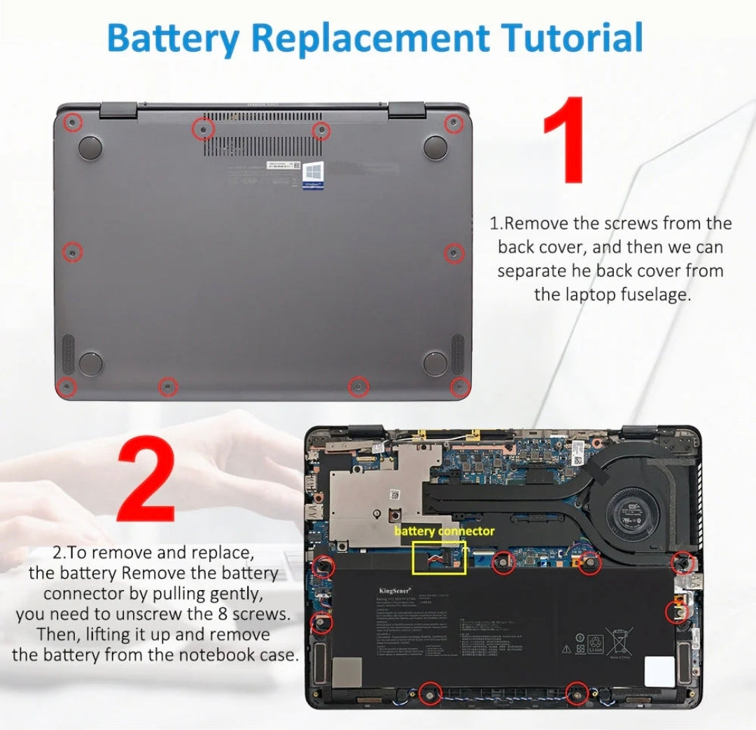 ASUS ZenBook UX461FA - C31N1714 Original Laptop Notebook Battery (1 Yr Warranty)