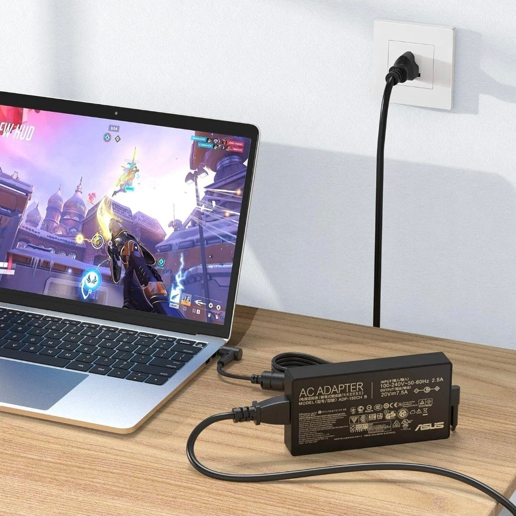 ASUS Laptop Charger 120W 19V 6.32A Original Adapter (5.5 mm x 2.5 mm) (1 Yr Warranty) (Power Cord Included)