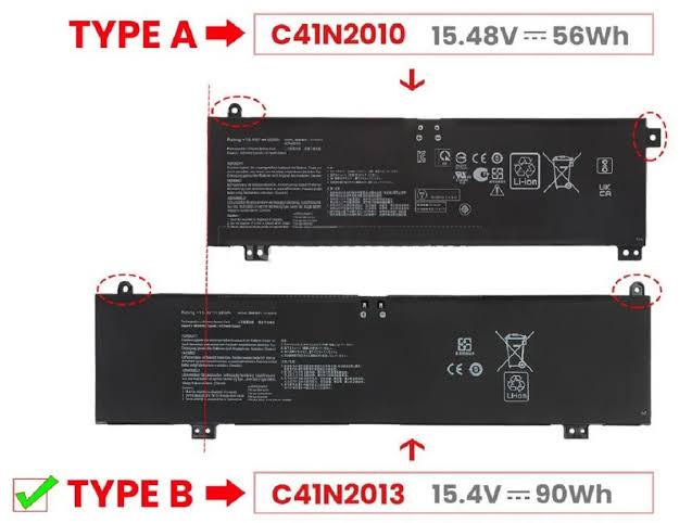 ASUS ROG Zephyrus G15 GA503 - C41N2013 Original Laptop Notebook Battery (1 Yr Warranty)