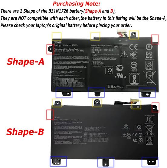 ASUS FX505DY - B31N1726 Original Laptop Notebook Battery (1 Yr Warranty)