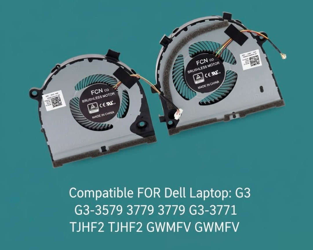 Original FAN Pair Dell Inspiron G5 5587 P/N : 0TJHF2 , TJHF2