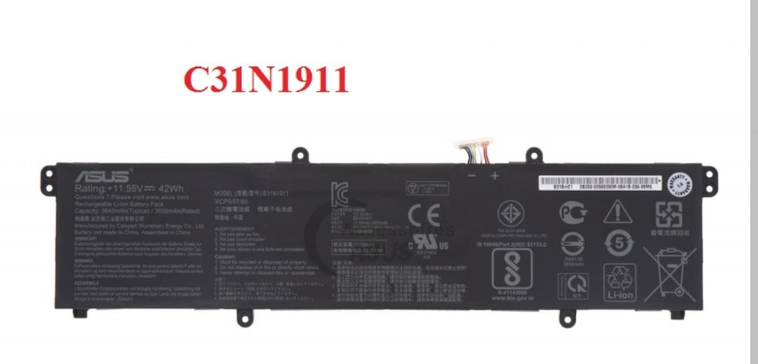 ASUS VivoBook X1502ZA-EJ542WS - C31N1911 Original Laptop Notebook Battery (1 Yr Warranty)