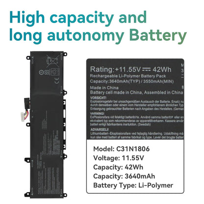 ASUS S330FA - C31N1806 Original Laptop Notebook Battery (1 Yr Warranty)