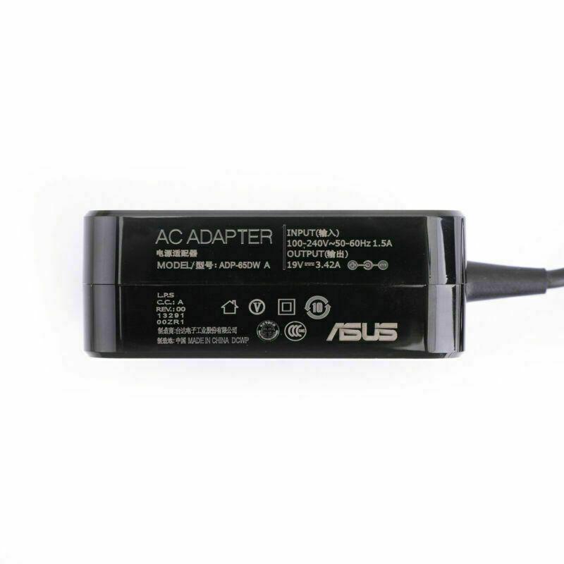 ASUS Laptop Charger 65W 19V 3.42A Original Adapter (4.0 mm x 1.35mm) (1 Yr Warranty) (Power Cord Included) Model : Asus Zenbook UX3410UF