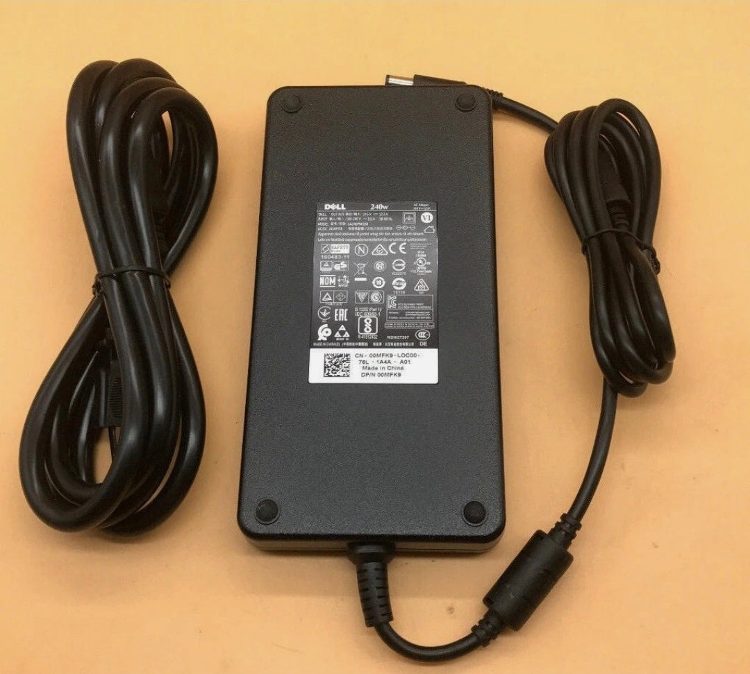 DELL LAPTOP CHARGER 240W 19.5V 12.3A GENUINE Original ( 7.4 MM ) ( 1 Yr Warranty ) Model No : Dell Alienware M17x