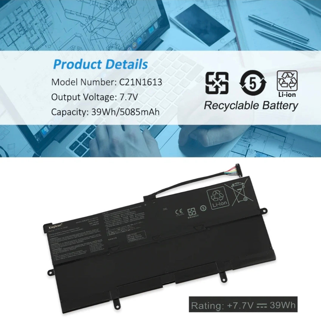 ASUS Dla Chromebook Flip C302 - C21N1613 Original Laptop Notebook Battery (1 Yr Warranty)
